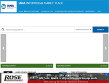 Tablet Screenshot of intermodalmarketplace.com